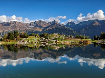 Serfaus Wolfsee Bergpanorama