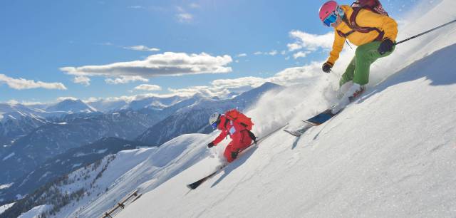Ski fahren Serfaus Österreich