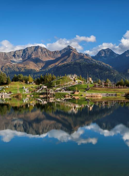 Serfaus Wolfsee Bergpanorama