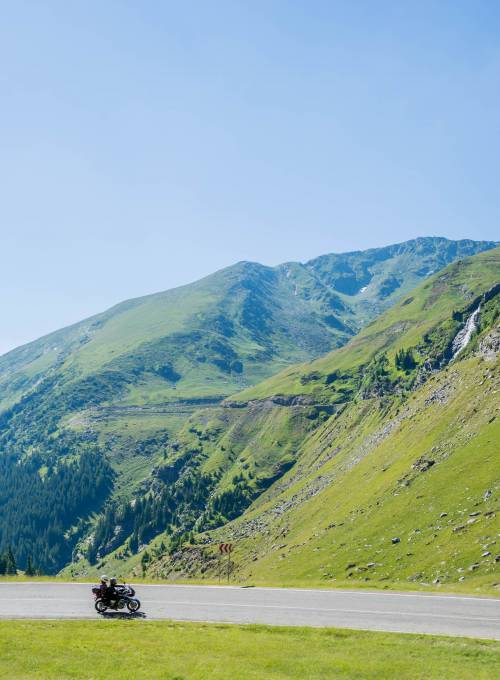 Motorradfahren Serfaus Bergpass